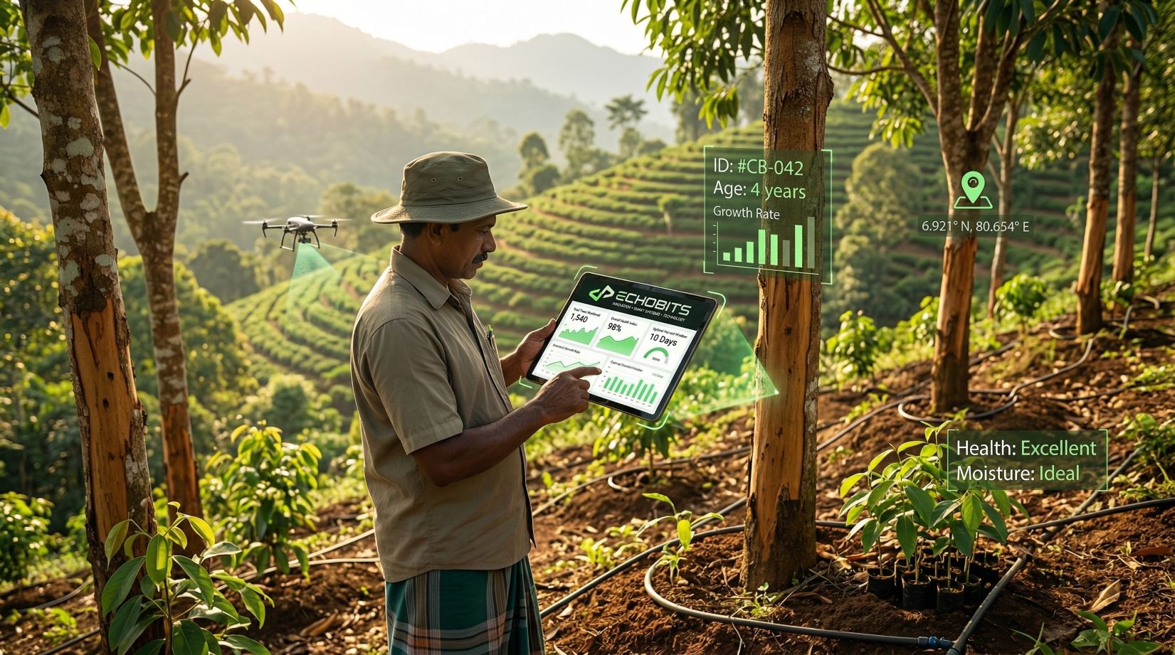 AgriTech & Smart Farming Solutions in Sri Lanka: Revolutionizing Cinnamon Cultivation with EchoBits Smart Farming System